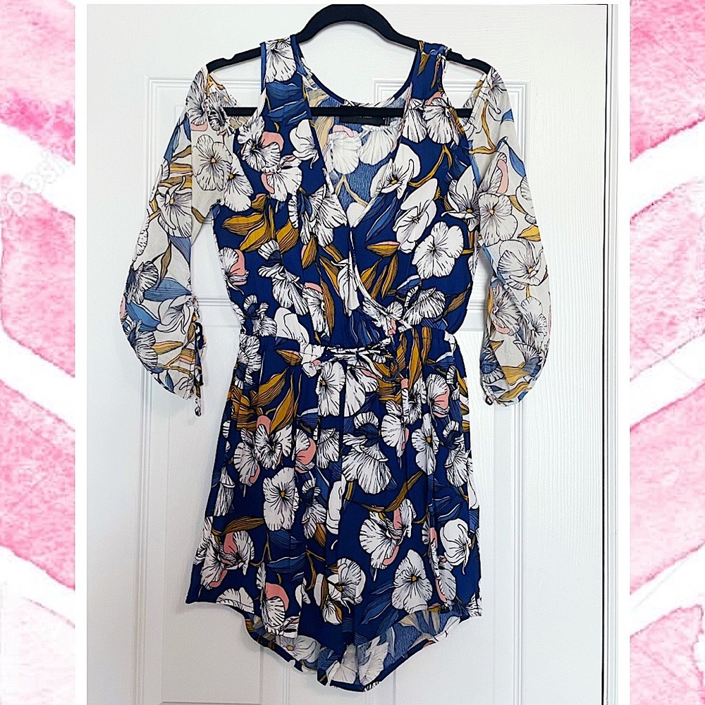 Off The Shoulder Floral Romper